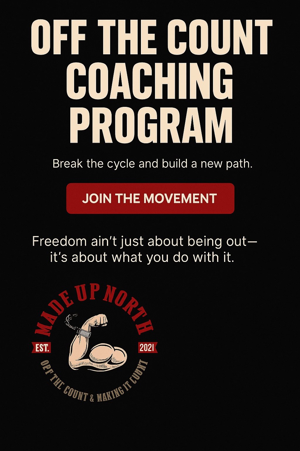 Off The Count coaching program — break the cycle and build a new path